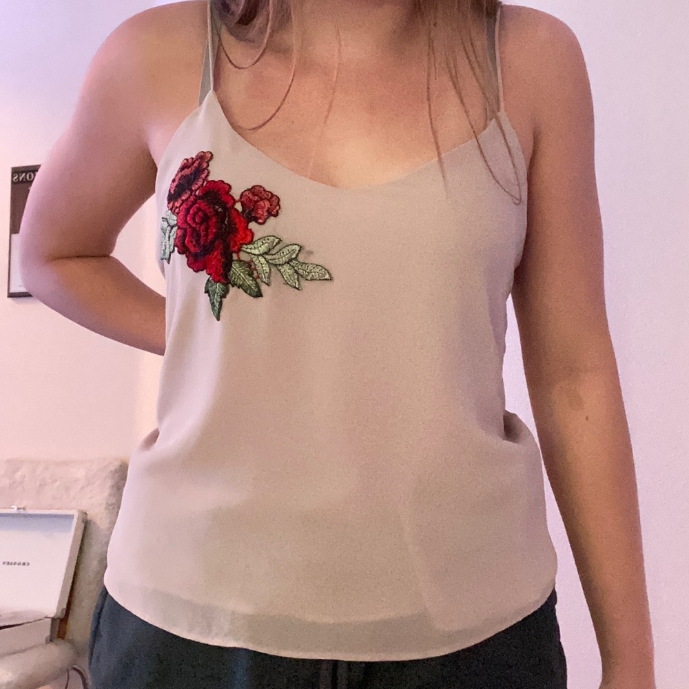 Beige Tank Top